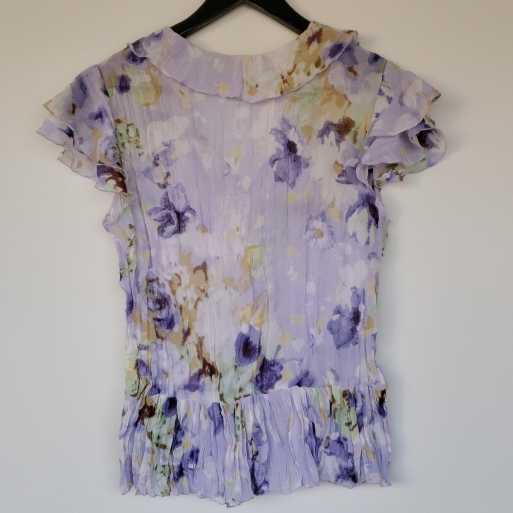 Anthropologie Violet & Claire Ruffle Blouse size M - Picture 2 of 5